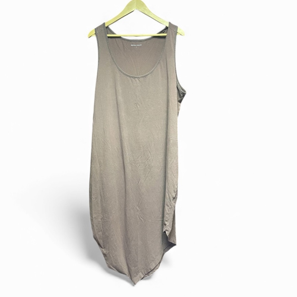 Universal Standard Iconic Geneva Tank Dress Maxi Lagenlook Women’s Large Brown - Picture 3 of 11